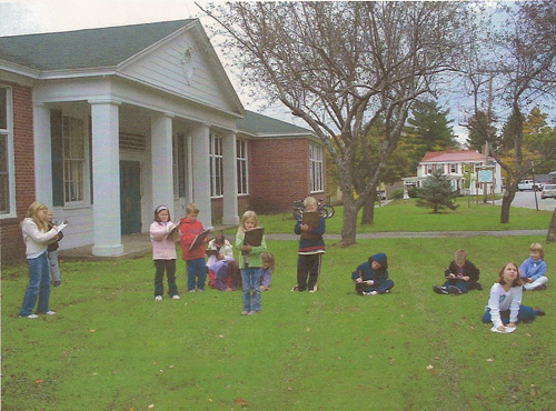 Here we are doing our fall observations!