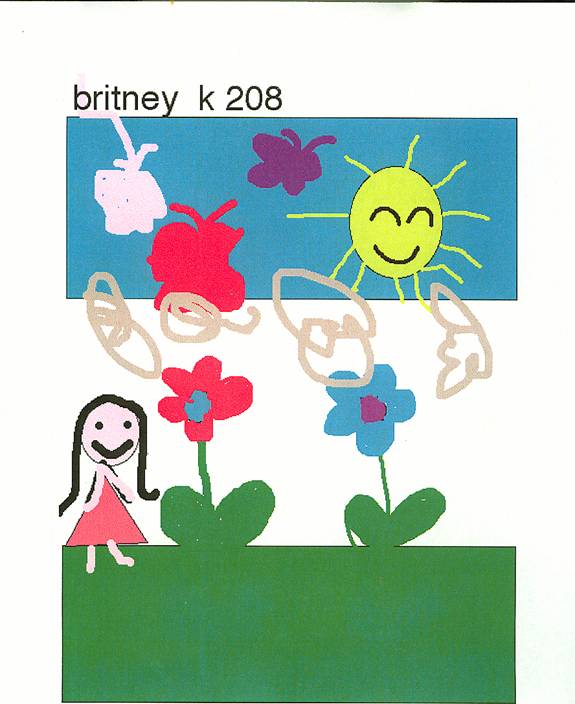Britney's spring artwork