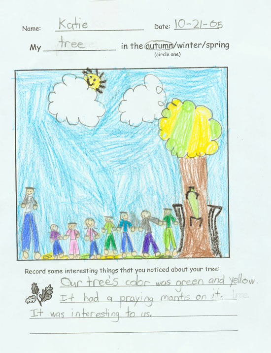 Katie's Fall Drawing