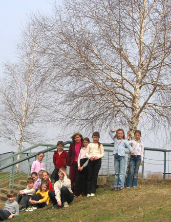 Our class and our spring tree
