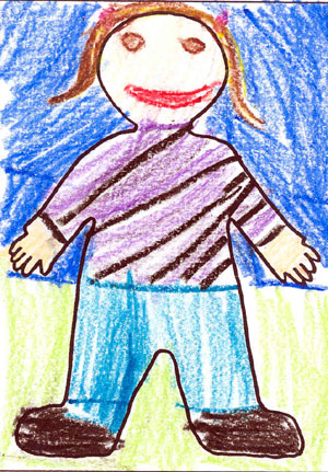 Taylor person drawing