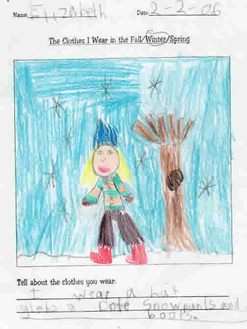 Elizabeth's Winter Artwork