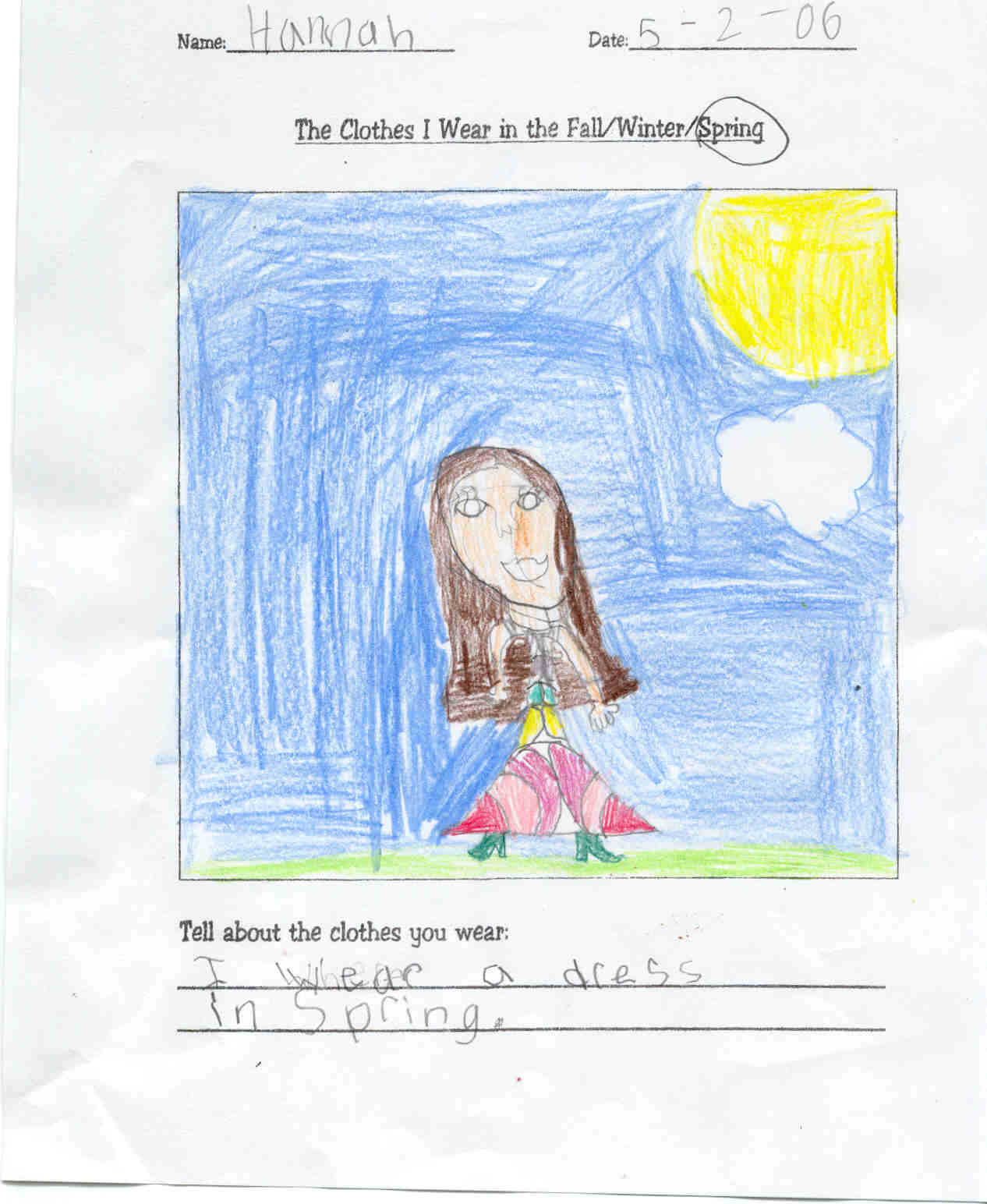 Hannah's Spring Clothing