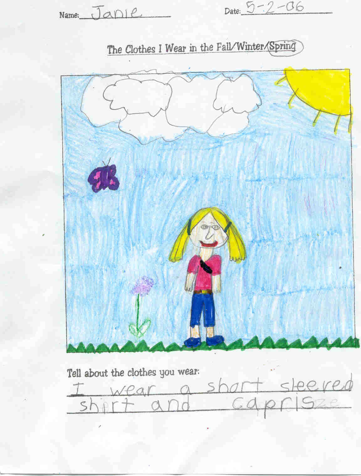 Janie's Spring Clothing