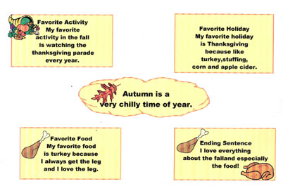 Autumn is my favorite season.