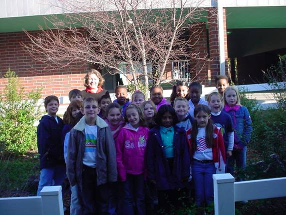 Our Class with our Winter Tree