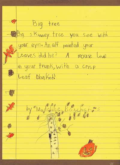 Madeline's Fall Poem