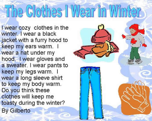 Gilberto's Winter Clothing
