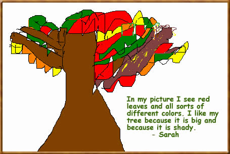 Sarah's Fall Tree Drawing