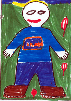 student person drawing