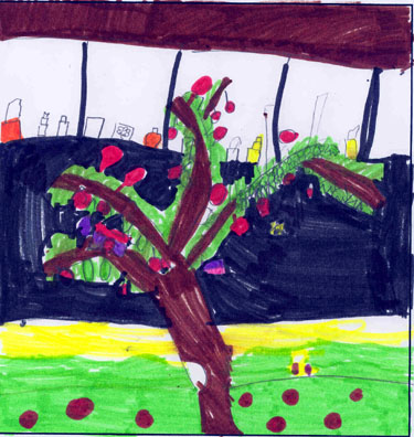 student drawing of class tree