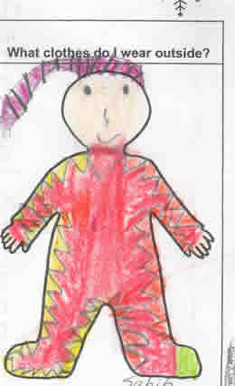 Sahib's Winter Artwork