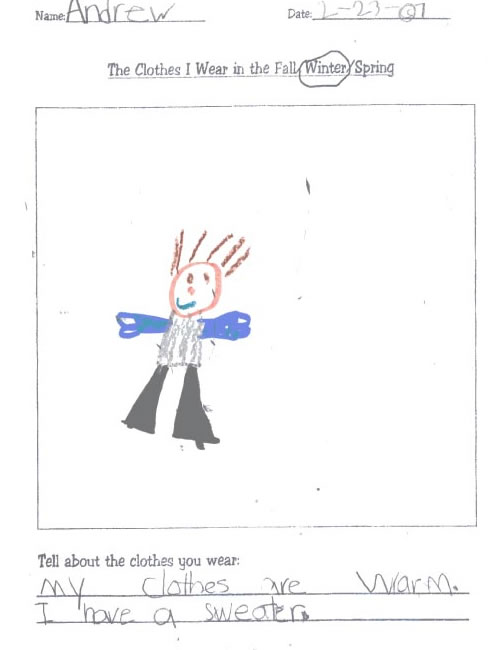 Andrew's Winter Artwork