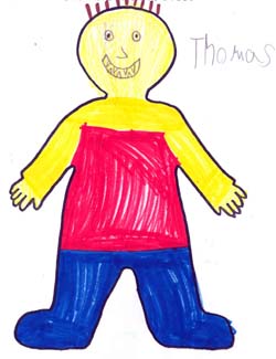 Thomas' person drawing