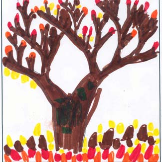 Christina's fall tree drawing